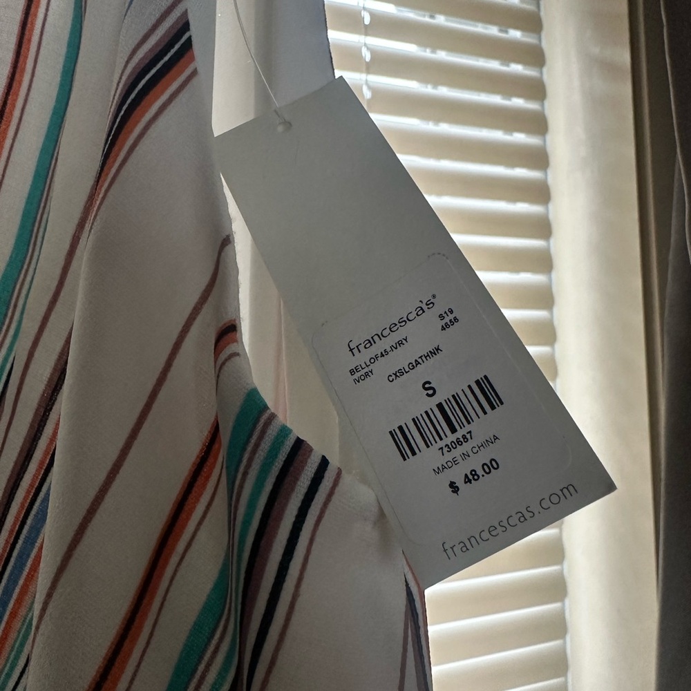 Francesca's Multicolor Striped Dress